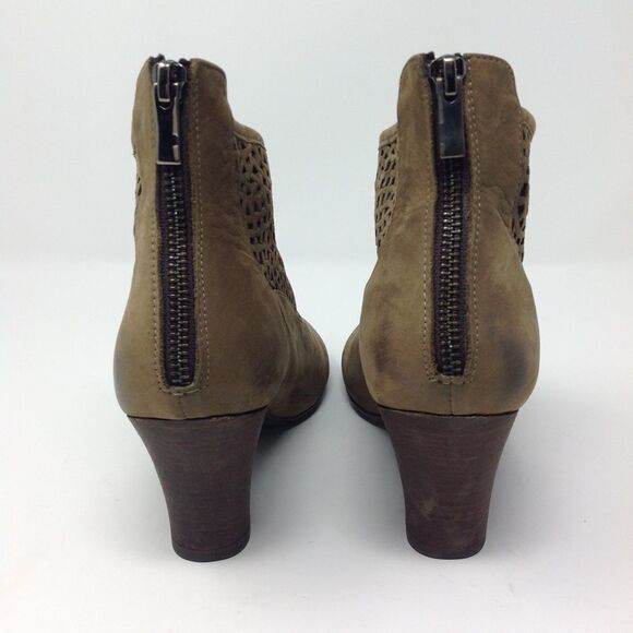 Audley london taupe leather lattice ankle boots 39 - Picture 13 of 16